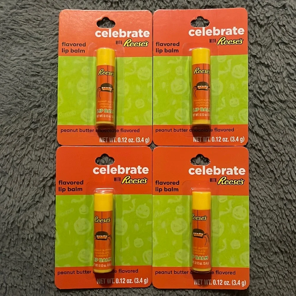 🍫🥜 Reese’s Flavored Lip Balm Set🥜🍫